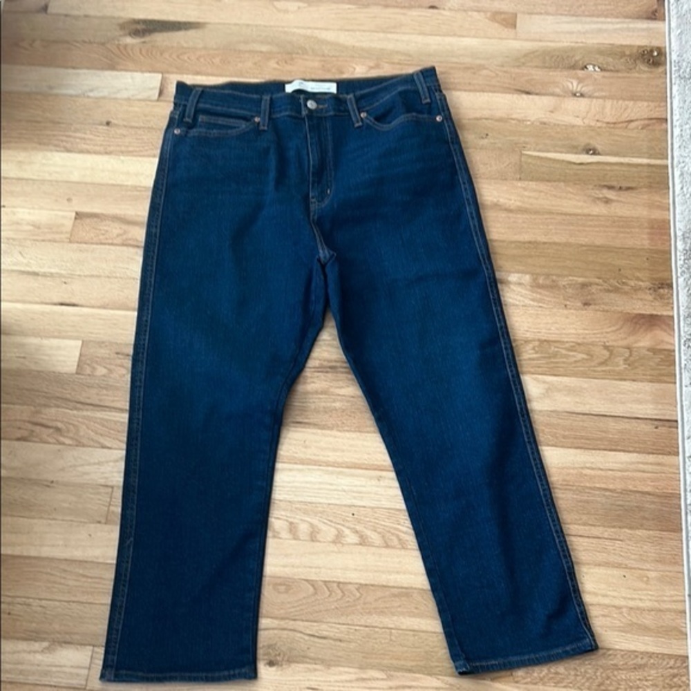 Signature by Levi Strauss Women's High Rise Dark Blue Jeans